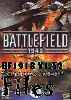 Box art for BF1918 V1.52 Windows Server Files