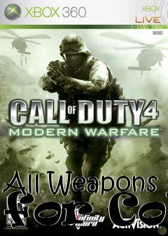 Box art for All Weapons for CoD