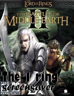 Box art for The 1 ring screensaver