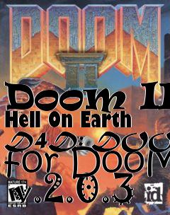 Box art for Doom II: Hell On Earth D4D: DOOM(4) for DooM  v.2.0.3
