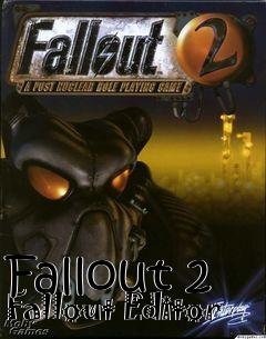 Box art for Fallout 2 Fallout Editor