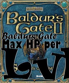 Box art for Baldurs Gate Max HP per Lvl