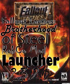 Box art for Fallout Tactics: Brotherhood of Steel RobCo Mod Launcher v.2.3.2