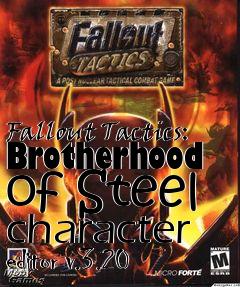 Box art for Fallout Tactics: Brotherhood of Steel character editor v.3.20