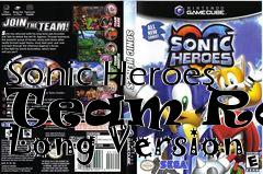 Box art for Sonic Heroes Team Rose Long Version