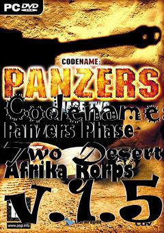 Box art for Codename: Panzers Phase Two Desert Afrika Korps v.1.5