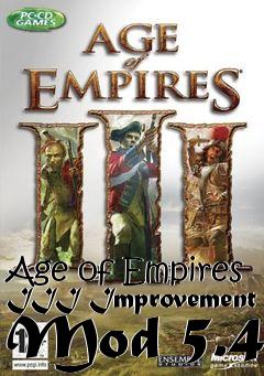 Box art for Age of Empires III Improvement Mod 5.4