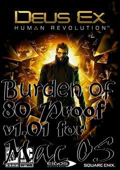 Box art for Burden of 80 Proof v1.01 for Mac OS