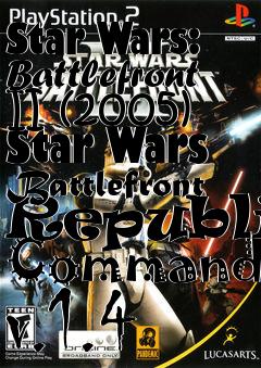 Box art for Star Wars: Battlefront II (2005) Star Wars Battlefront Republic Commando v.1.4