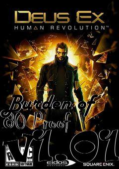 Box art for Burden of 80 Proof v1.01