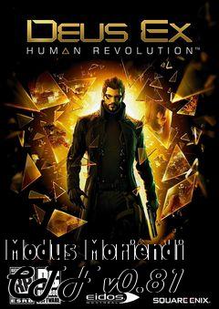 Box art for Modus Moriendi CTF v0.81