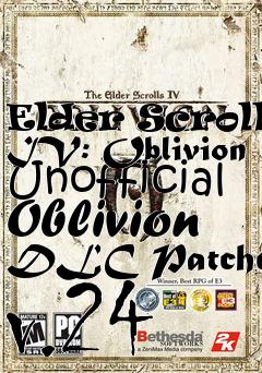 Box art for Elder Scrolls IV: Oblivion Unofficial Oblivion DLC Patches v.24