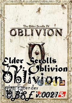 Box art for Elder Scrolls IV: Oblivion Oblivion Script Extender - OBSE v.0021