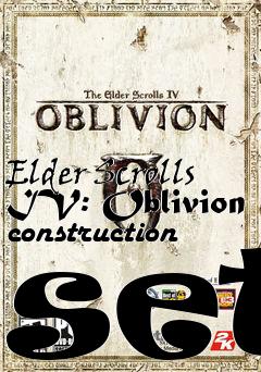 Box art for Elder Scrolls IV: Oblivion construction set