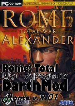 Box art for Rome: Total War - Alexander DarthMod Rome v.9.01