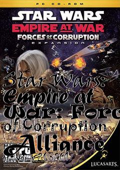 Box art for Star Wars: Empire at War: Forces of Corruption Alliance at War v.2032017