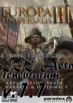 Box art for Europa Universalis III Aetas Tenebrarum v.1.1