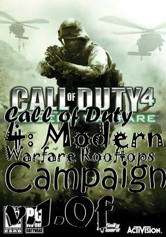 Box art for Call of Duty 4: Modern Warfare Rooftops Campaign v.1.0f