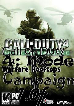 Box art for Call of Duty 4: Modern Warfare Rooftops Campaign v.1.0f