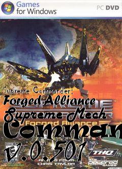 Box art for Supreme Commander: Forged Alliance Supreme Mech Commander v.0.501