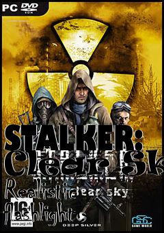 Box art for STALKER: Clear Sky Realistic flashlight
