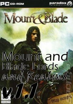 Box art for Mount and Blade Lords and Realms v.1.1