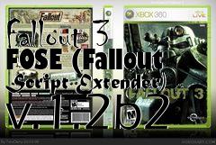 Box art for Fallout 3 FOSE (Fallout Script Extender) v.1.2b2