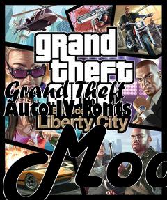 Box art for Grand Theft Auto IV Fonts Mod