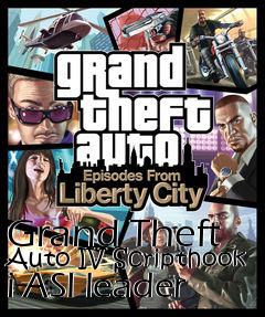 Box art for Grand Theft Auto IV Scripthook i ASI leader