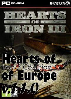 Box art for Hearts of Iron 3 Coalition of Europe v.1.1.0