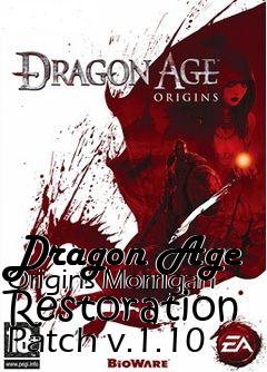 Box art for Dragon Age Origins Morrigan Restoration Patch v.1.10