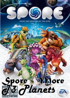 Box art for Spore - More T3 Planets