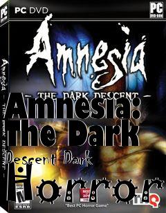 Box art for Amnesia: The Dark Descent Dark Horror