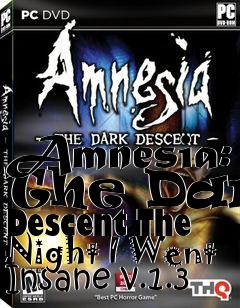 Box art for Amnesia: The Dark Descent The Night I Went Insane v.1.3