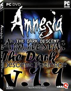 Box art for Amnesia: The Dark Descent Patience v.1.1