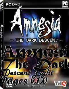 Box art for Amnesia: The Dark Descent Eight Pages v.1.0