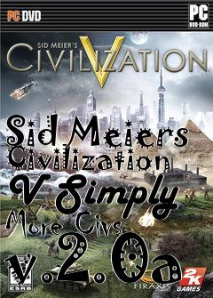 Box art for Sid Meiers Civilization V Simply More Civs v.2.0a