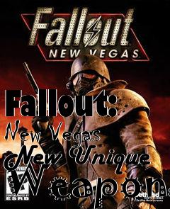 Box art for Fallout: New Vegas New Unique Weapons