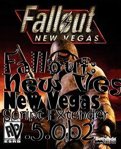 Box art for Fallout: New Vegas New Vegas Script Extender  v.5.0b2