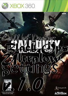 Box art for Call of Duty: Black Ops Ultralow Settings v.1.0