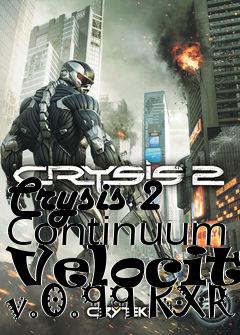 Box art for Crysis 2 Continuum Velocity v.0.99 KXR