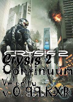 Box art for Crysis 2 Continuum Velocity v.0.99 KXR