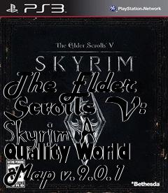 Box art for The Elder Scrolls V: Skyrim A Quality World Map v.9.0.1