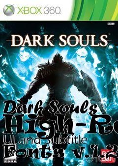 Box art for Dark Souls High-Res UI and Subtitle Fonts v.1.21