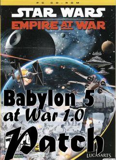 Box art for Babylon 5 at War 1.0 Patch