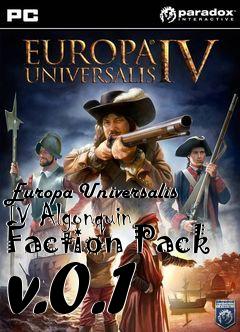 Box art for Europa Universalis IV Algonquin Faction Pack v.0.1