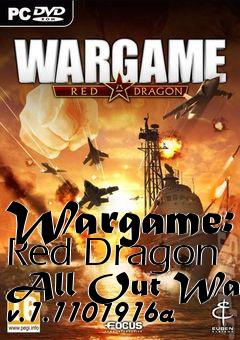 Box art for Wargame: Red Dragon All Out War v.1.1101916a