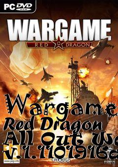 Box art for Wargame: Red Dragon All Out War v.1.1101916a