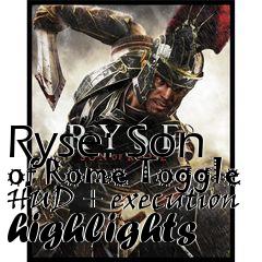 Box art for Ryse: Son of Rome Toggle HUD + execution highlights