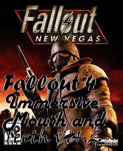 Box art for Fallout 4 Immersive Mouth and Teeth v.4.2